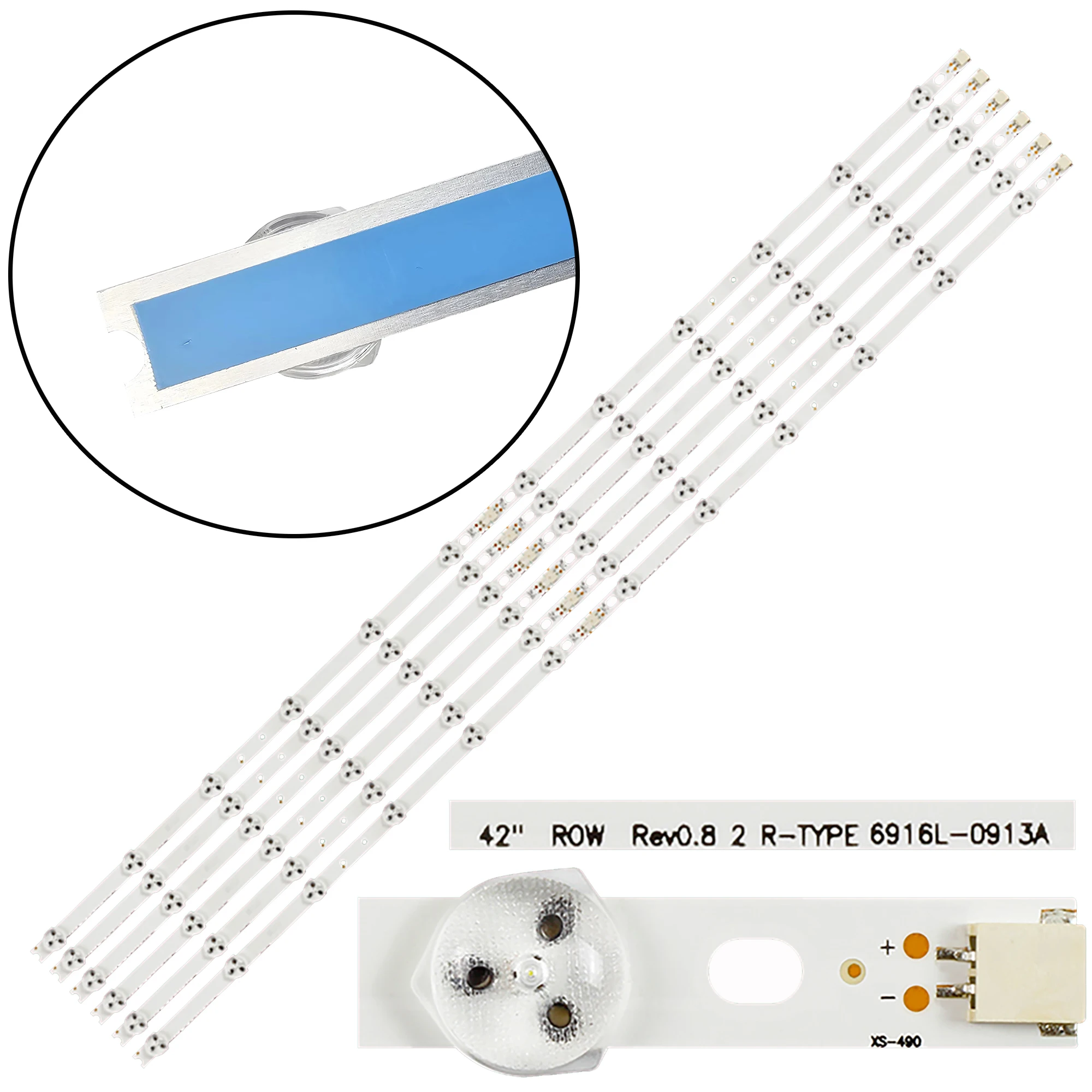 LED Strip For 42LS3100 42LM340T 42LM3400 42LM3700 42LS3400 6916L-1029A 6916L-1028A 6916L-0882A 6916L-0913A LC420DUN SE R2
