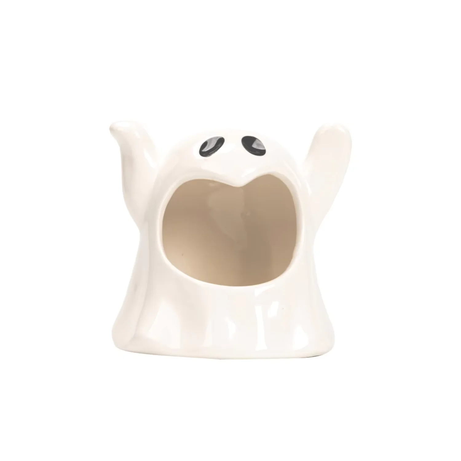 Halloween atmosphere ornaments with white ceramic ghosts for  decoration