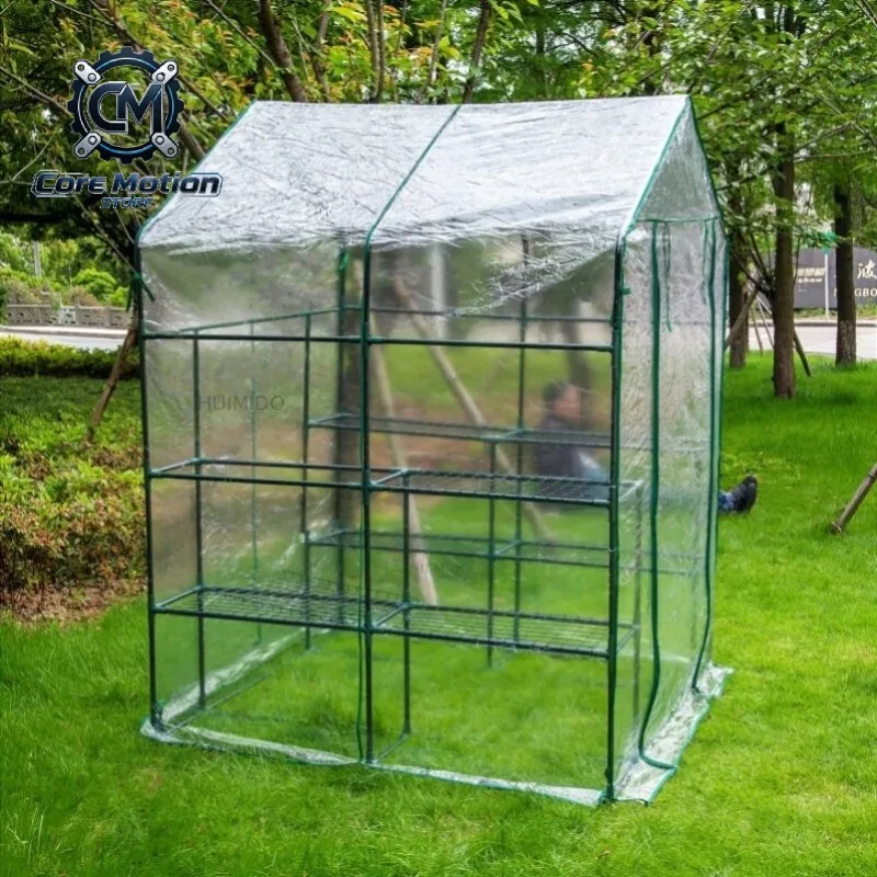 Plant Greenhouse, Flower Room, Windproof and Rainproof, Garden Greenhouse, Thermal Insulation Cover, Sun Gardening Greenhouse