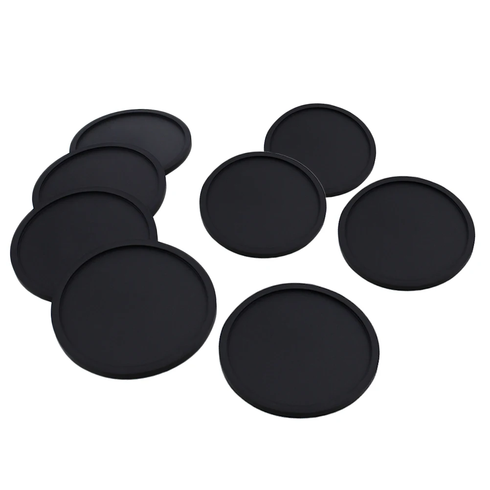 

8 Pcs Silicone Coaster Home Decor Coasters Cup for Table Classic Style Household Accessory Placemat