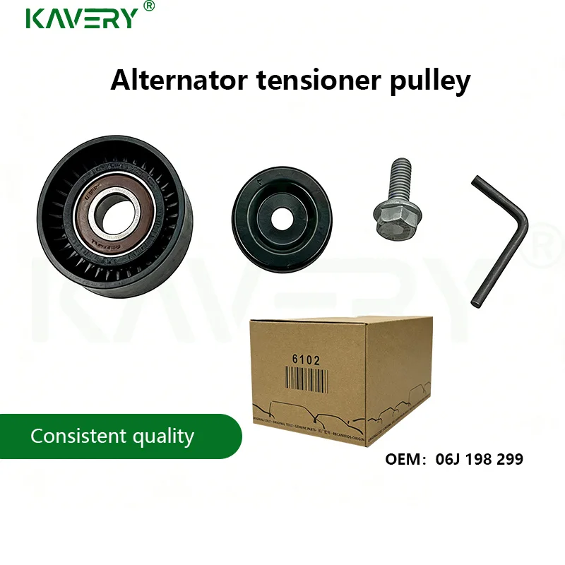 

Комплект для ремонта натяжителя поликлинового ремня OEM для Audi, Skoda, Seat, VW CC, Eos, BMW 55605, 06J198299, 03.81282, 333-99, APV2834, 0-N1832S