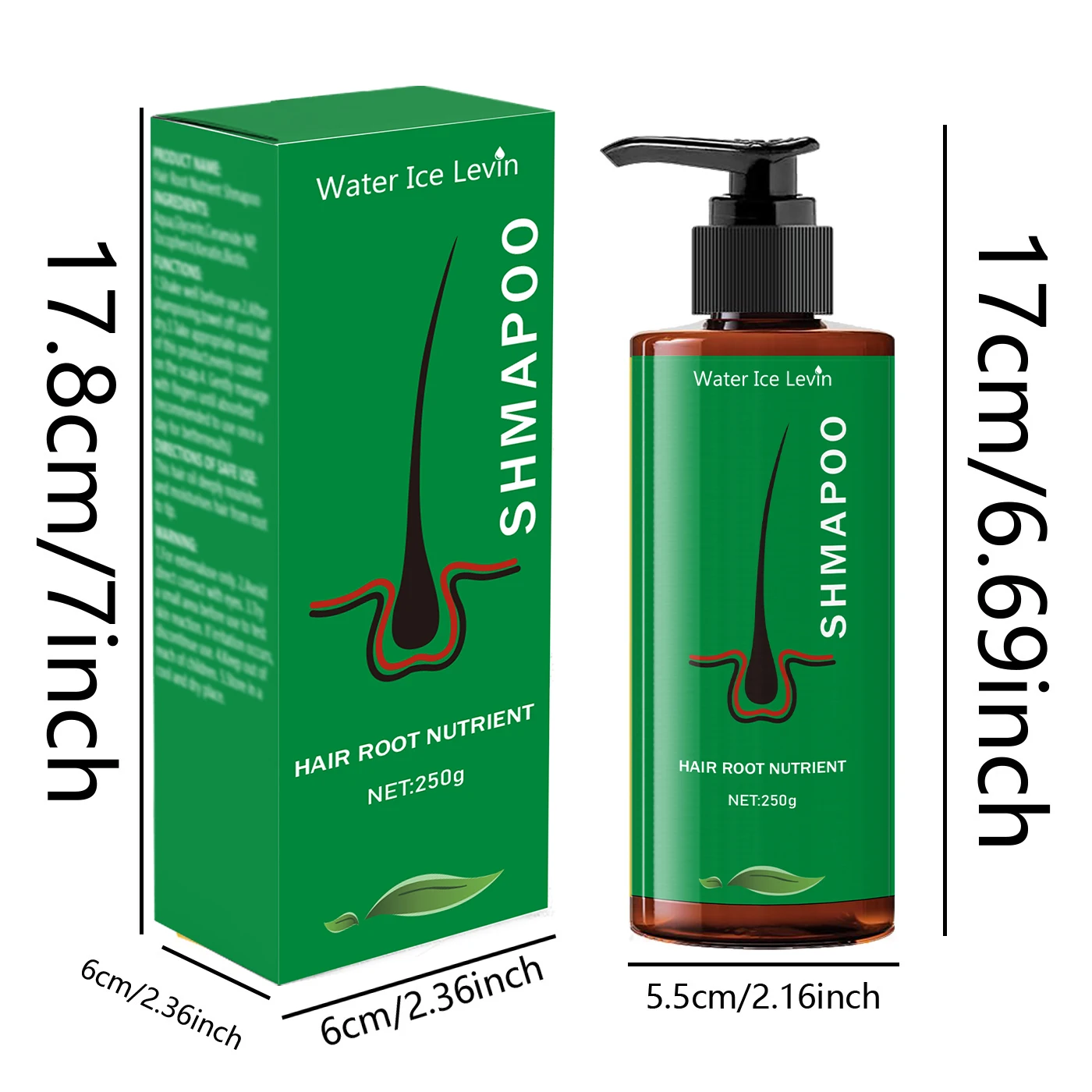 Root Nourishing Shampoo 250g, Moisturizing Formula for Normal Hair Types, Daily Hair Care, Sleek Bottle Design, Natural Ingredients