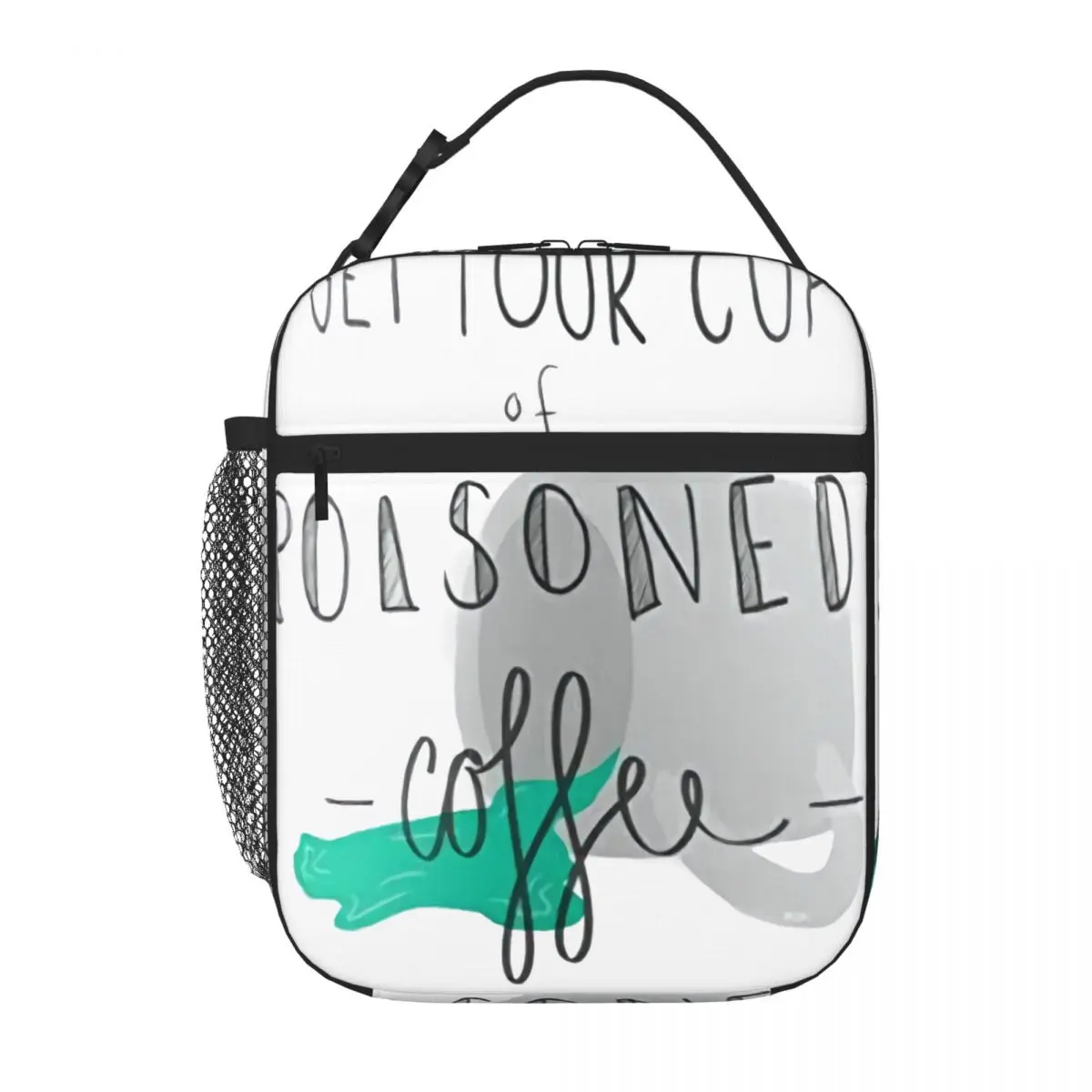 Hot Sale Poisoned Coffee Portable Design Food Storage Bag Road Trip Sports Lunch Bag