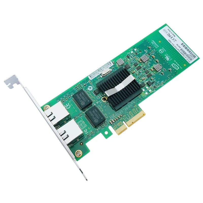 Placa de rede Gigabit Dual Port, Servidor E1G42ET, ROS Soft Routing, PCIE, 82576