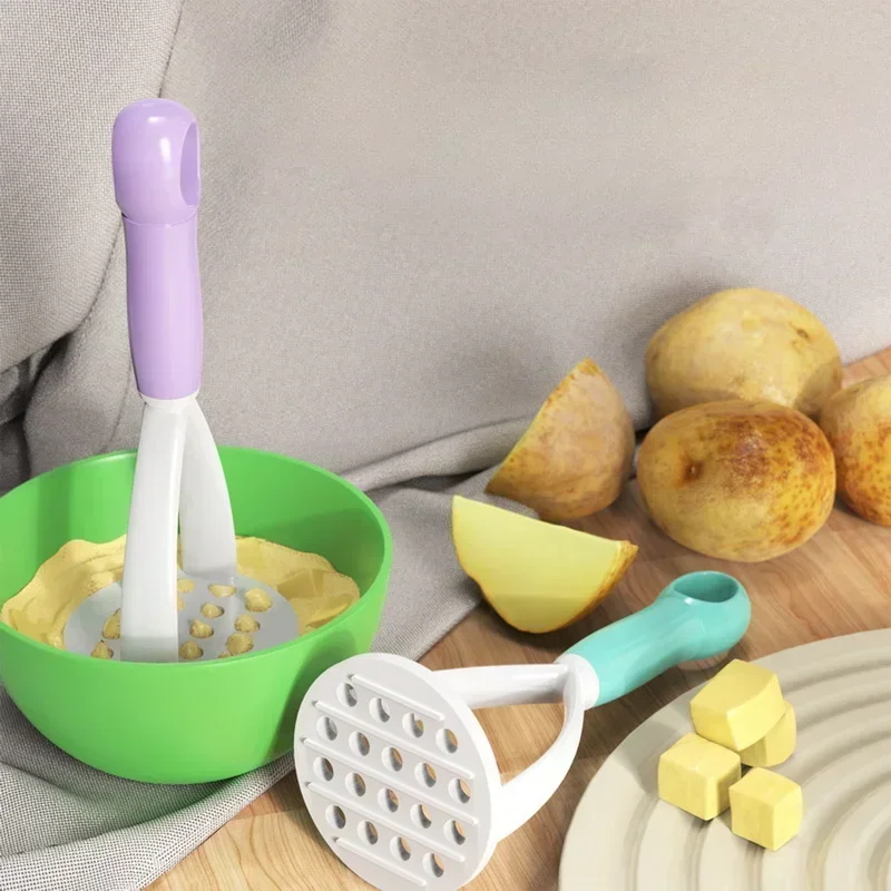 1pc Pressed Potato Masher Manual Potato Mud Press Potato Pusher Artifact Baby Feeding Blender Food Grinding Tools Kitchen Gadget