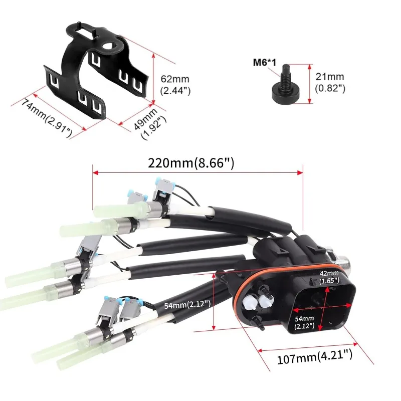 For FJ503 12568332 19210688 240408 BWD63885 FJ10565 Six-claw Fuel Injection