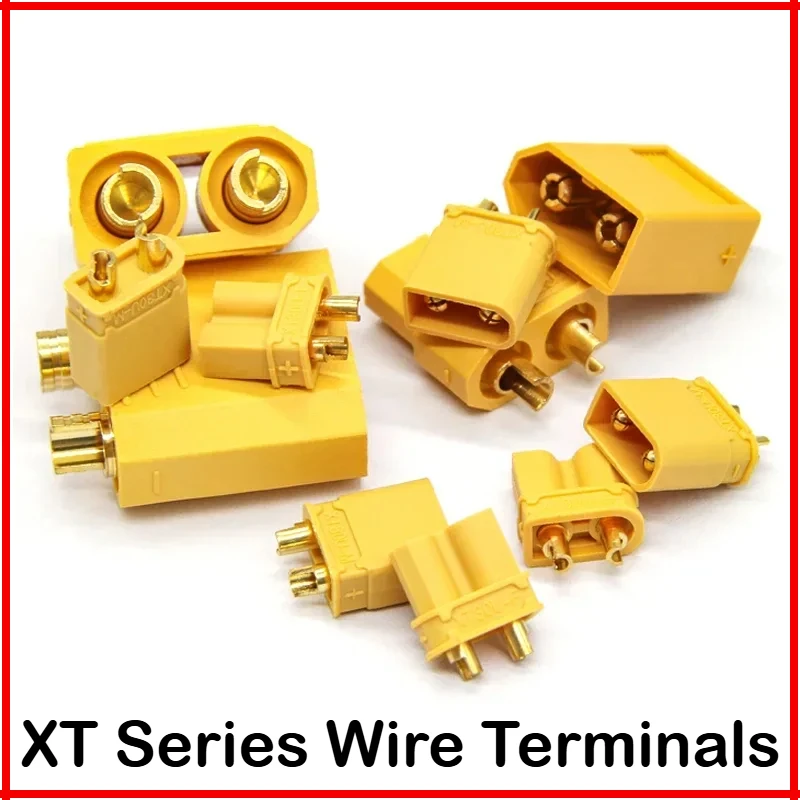 XT Series XT30U XT60 XT90 Connector Plug Bullet Welding Terminal Model Aircraft Accessories Suit for RC Lithium Polymer Battery