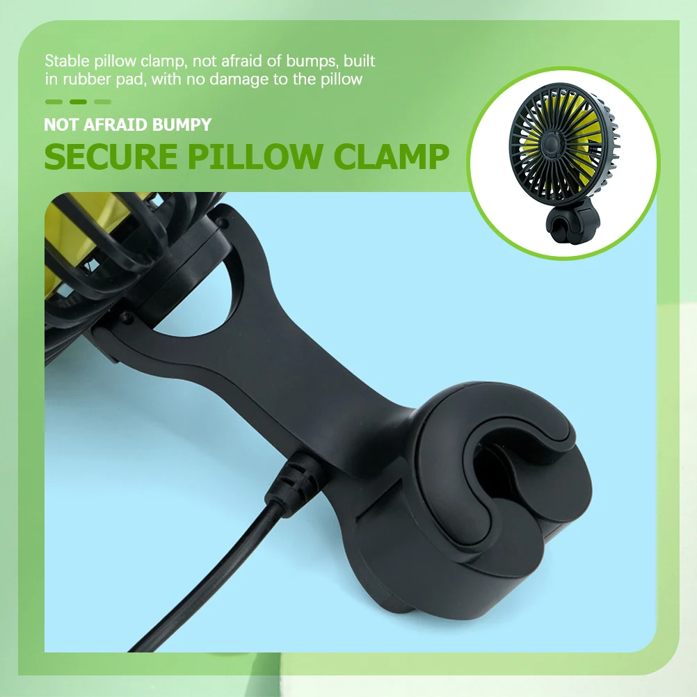 

Car Fan Rear Seat Air Circulation Conditioner for Fans Passenger Portable Accessory