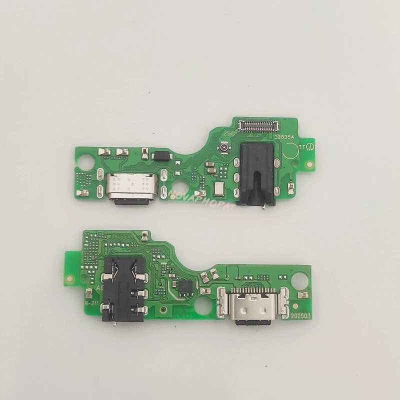 For Infinix Smart 10 X6725  / 10 Plus X6725B USB Dock Fast Charger Port Audio Jack MIC Flex Cable Charging Board With IC