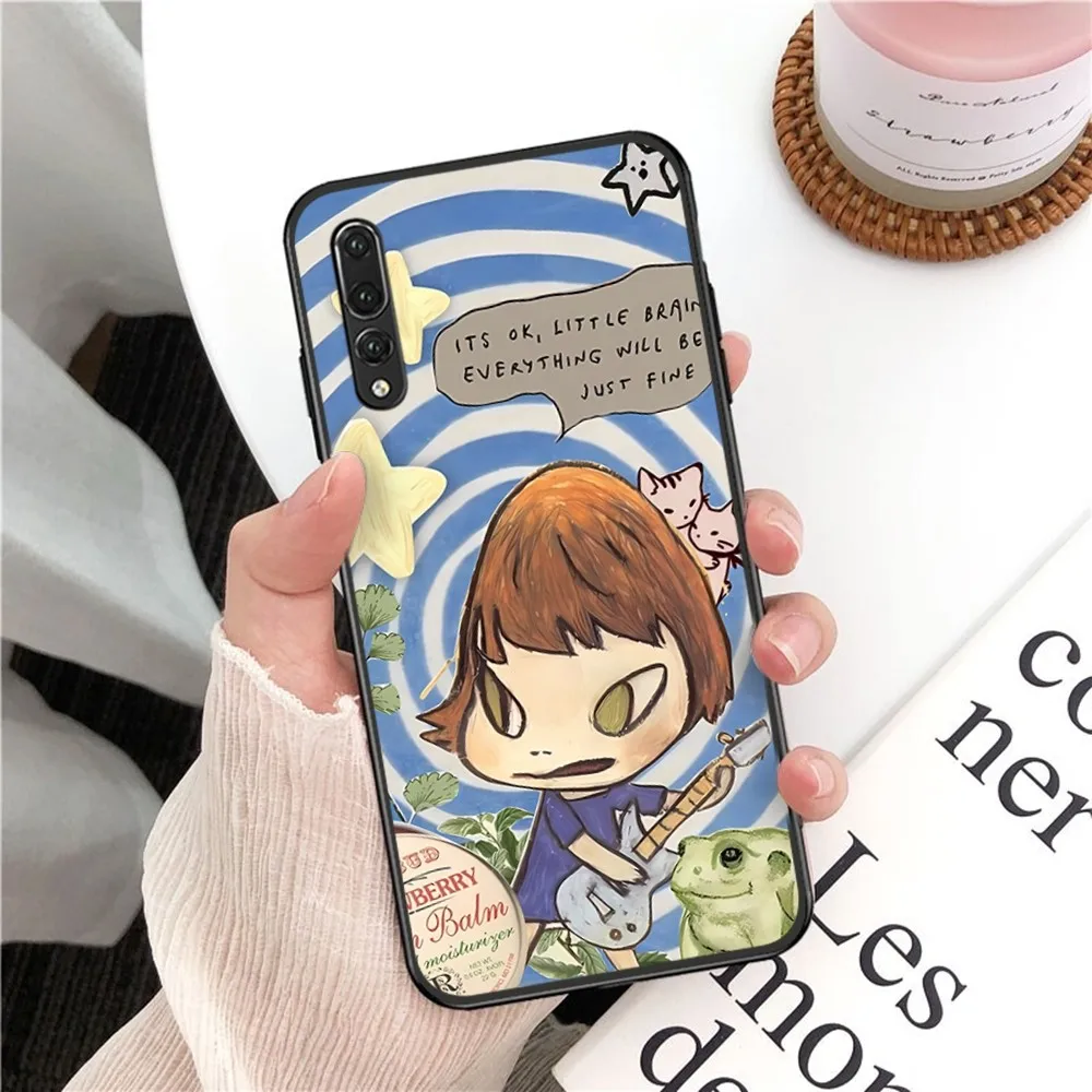 Yoshitomo N-NaraS Artnet Art Phone Case For Huawei P 8 9 10 20 30 40 50 Pro Lite Psmart Honor 10 Lite 70 Mate 20lite