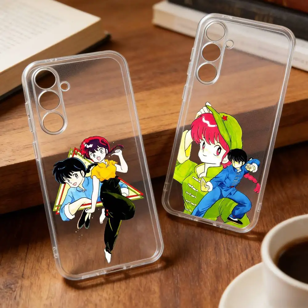

M-Manga C-C-Comics R-R-Ranma-12 Phone Case For Samsung S22,S24,S30,S10,S21,S25,S23,S10,PIus,Ultra,5G,FE,lite Transparent Shell
