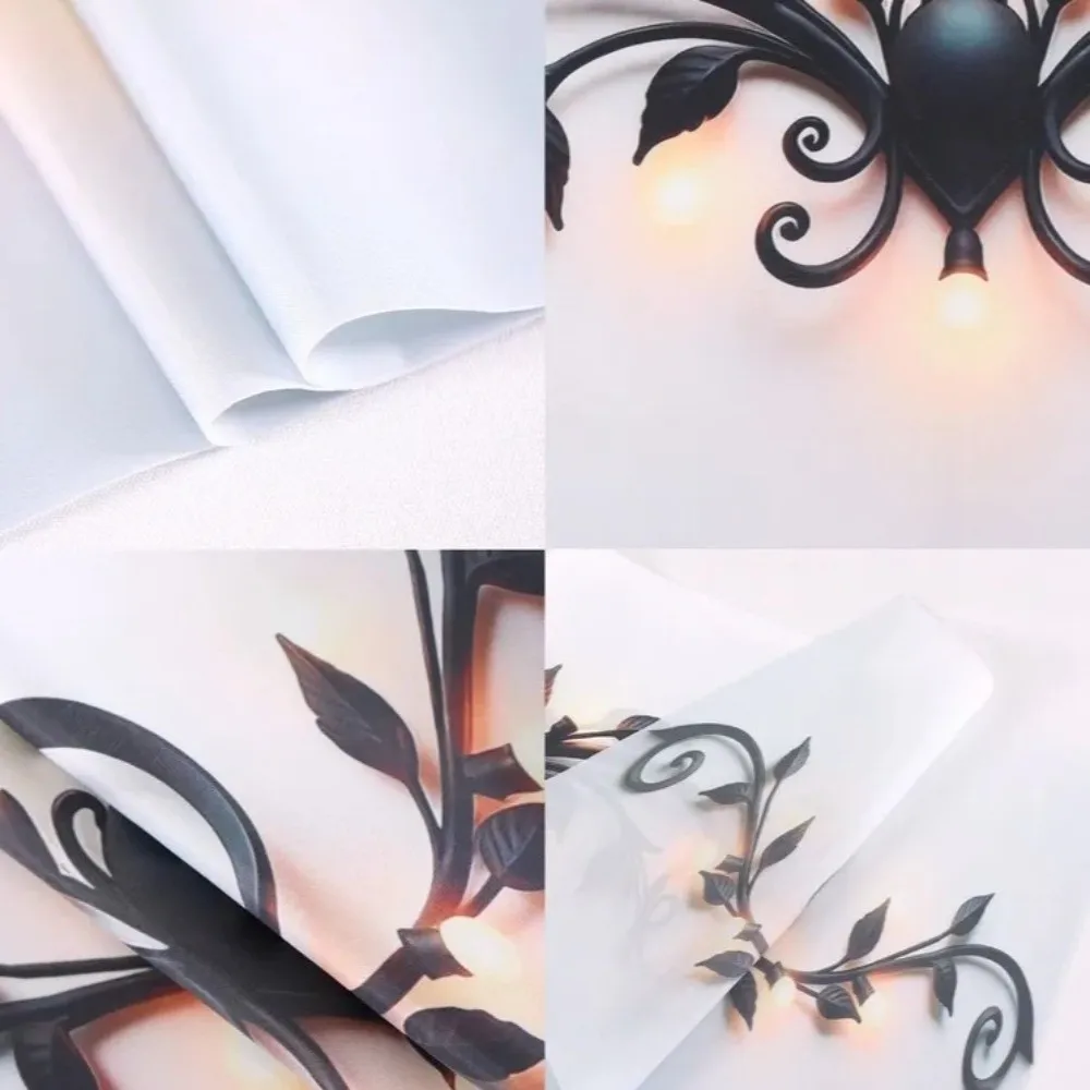 Multi-Purpose Universal Microwave Cover Printed Floral Microwave Oven Dust Cover Waterproof Dust Protector Mat Household Cover