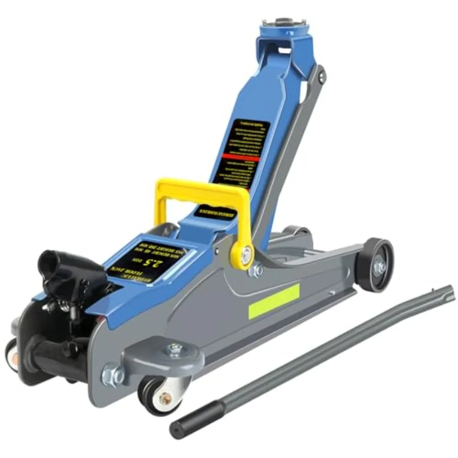 

2.5 Ton Floor JackLow Profile Jack with Portable Handle and Reflective Tape Hydraulic Trolley Floor Jack for Garage Home Shop L