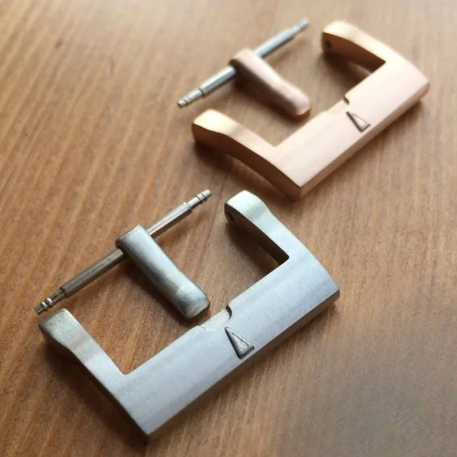 

20mm Pin Brushed Buckle Clasp for Blancpain Fifty Fathoms Watch Band Parts Tools