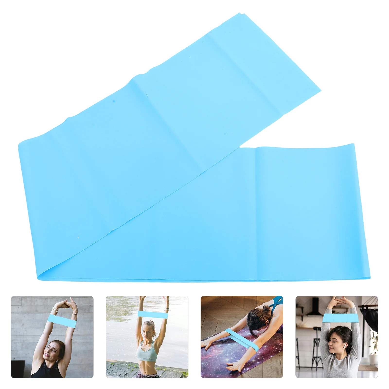 

Tpe Material Yoga Elastic Band High Tensile Strength Workout Bands for Home and Travel Use Resistance Bands Yoga Elastic Band