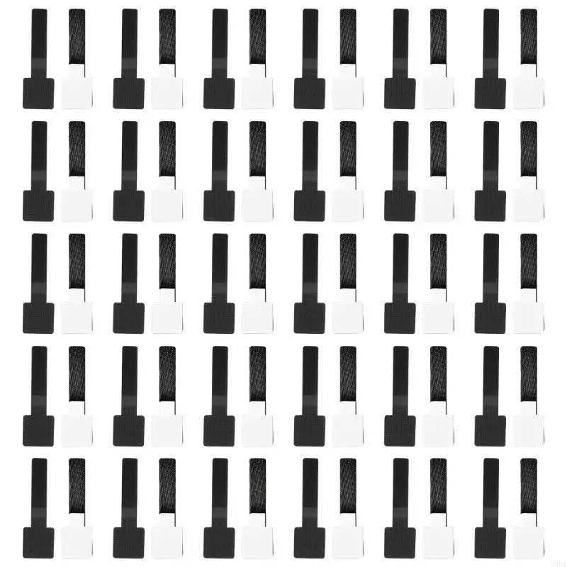 60 قطعة إدارة الكابلات حامي مكتب سلك اللفاف لاصق الحبل حبل أصحاب حماية الحبل الأشرطة مرفق كابل
