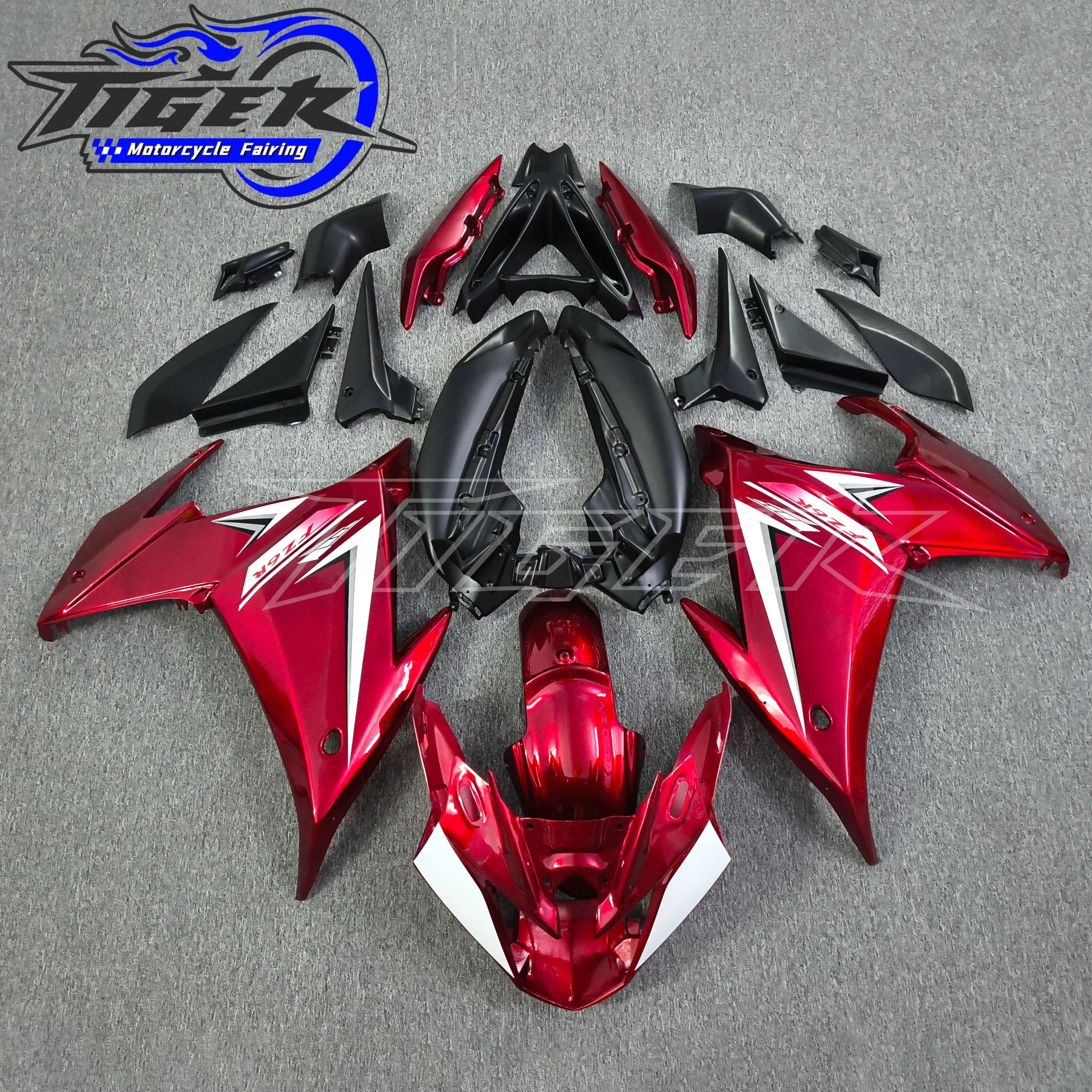 Motorcycle Fairing Kit Fit For YAMAHA FZ6 Fazer FZ6R FZ-6R 2009 2010 2011 2012 Bodywork Set High Quality ABS Injection Bright