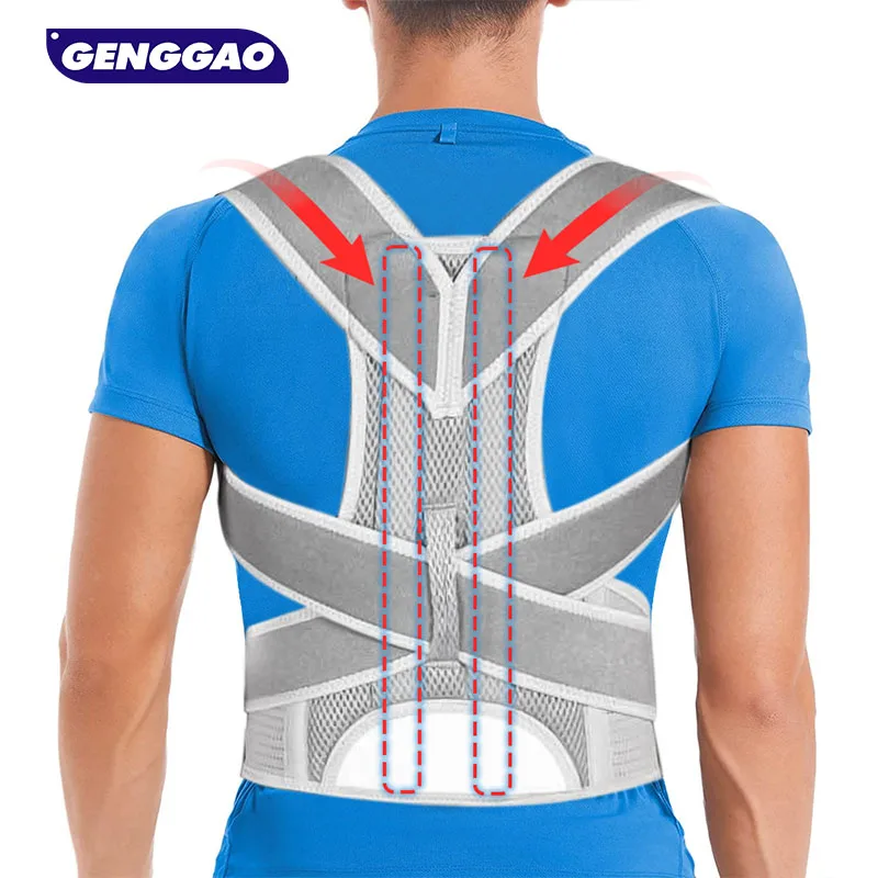 

Posture Corrector for Women and Men, Back Brace Adjustable & Comfy, Support Straightener for Spine, Back, Clavicle and Shoulder