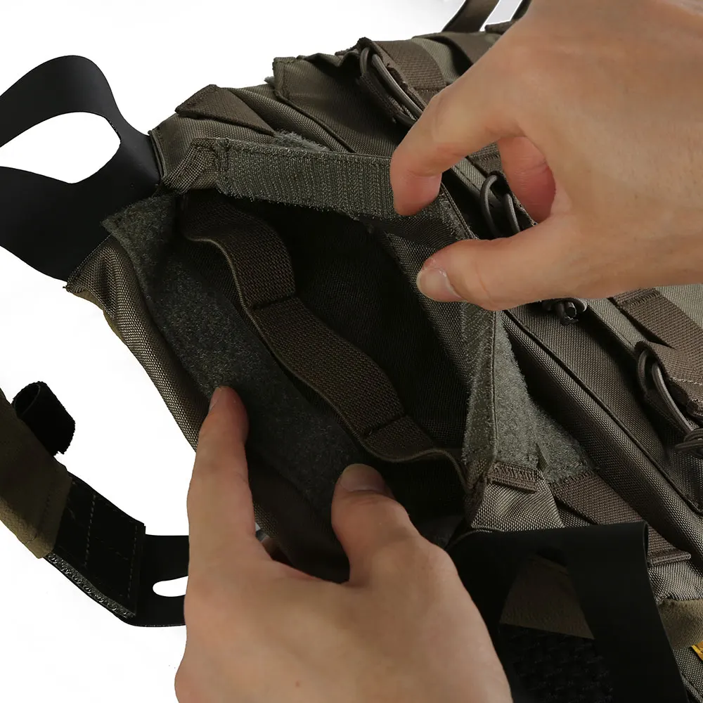 Emersongear Plattenträger Jagdweste Schutzausrüstung Körperschutz Rüstung Airsoft Jagd Outdoor-Sport Nylon – Detail 9