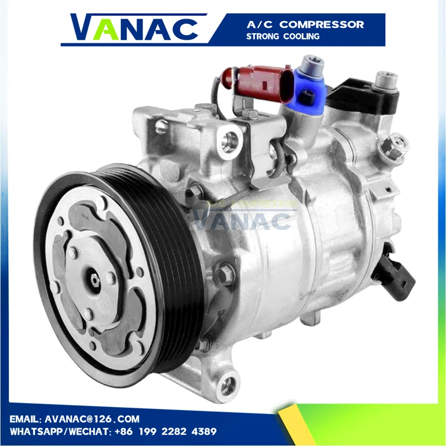 6SAS14C A/C AC COMPRESSOR 4G0260805Q 4G0260805T 8T0260805F 8T0260805P 8T0260805S 447140-0330 FOR AUDI A4 A6 C7 A5 Q5 2.0 2008-