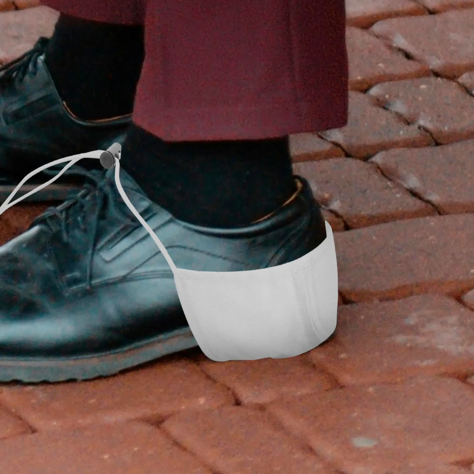 

2 шт. тканевые защитные накладки на каблуки обуви с регулируемой пряжкой, износостойкие, для защиты автомобильных ковриков