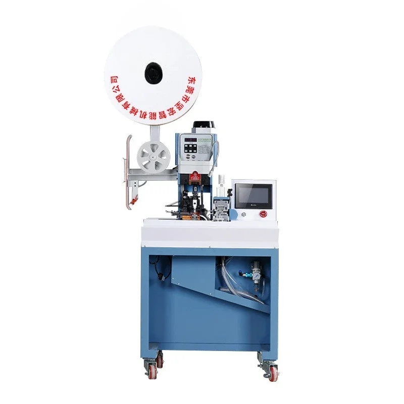 Automatic inner and outer peeling and punching end machine, cutting terminal crimping machine