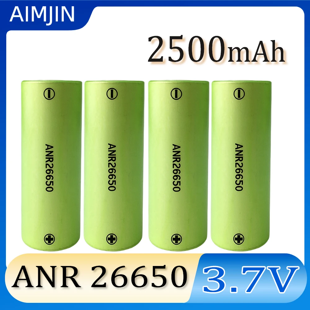 

ANR26650 3.7V 2500mAh Rechargeable Battery Suitable For Our Toy Tool Flashlight Battery Etc