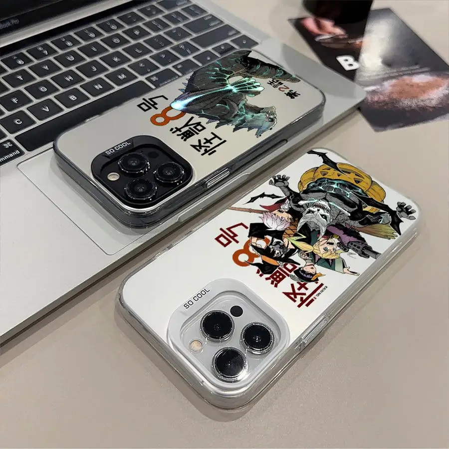 Kaiju No.8 Monster Comics-funda de teléfono para iPhone 16Pro 15 14 Pro MAX 13 12 11 16e 14Pro 12Pro 16 Plus 11Pro