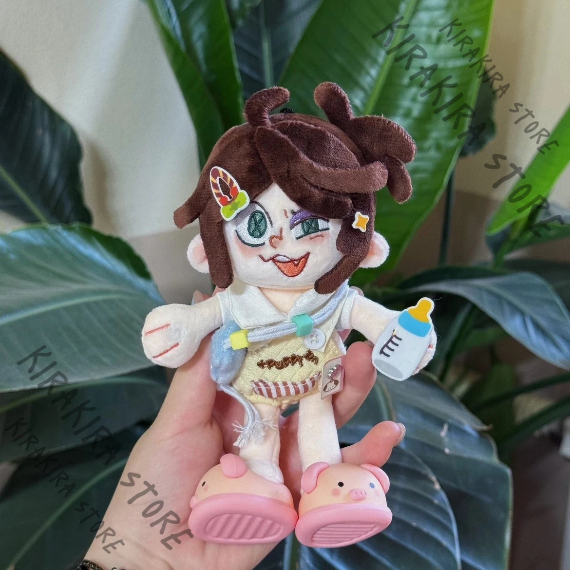 

Identity Ⅴ Prisoner Luca Balsa 10cm Anime Fluffy Hammer Body Cosplay Mascot Maumet Puppet kawaii Ornaments Christmas Gift