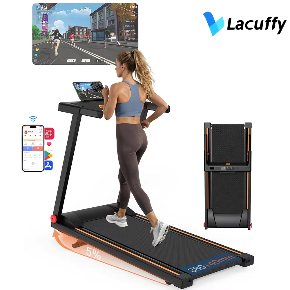 4in1 Treadmills for Home with Incline Foldable Handles Treadmill 300LBS Capacity 3.0HP 7.5MPH Folding Running Treadmill Exercise