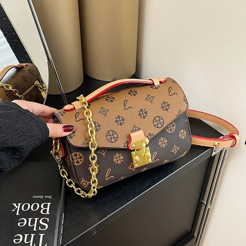 Stylish Designer Elegant Diaper Bag For Women Vintage Minimalist Leather Large Capacity Luxury Fashion Shoulder Bag