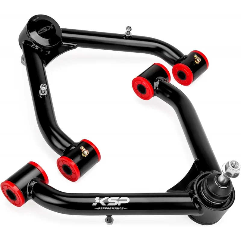 

Front Upper Control Arms for Silverado Sierra 1999-2006, 2-4" Adjustable Tubular A-Arm Replacement Factory/Stock Suspension Arms