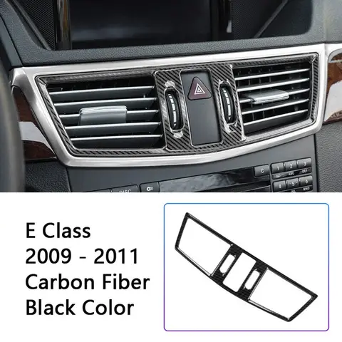 1x 에어컨 콘센트 프레임 트림은 메르세데스-벤츠 E 클래스 W212 2009-2011 자동차 중앙 제어 에어 벤트 몰딩에 적합합니다. Best5