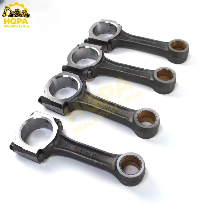 4 pieces STD Con rod set For Yanmar 4TNV94 4TNV98 4TNV94L 4TNV98T Water Pump Engine Excavator Forklift Truck