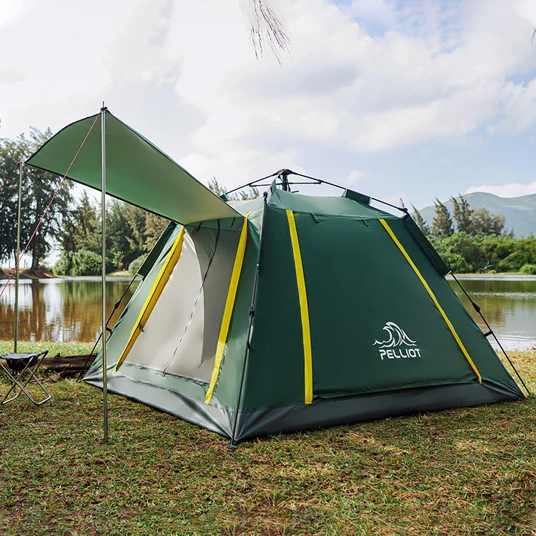 Durable Layers Strong Camping Outdoor Waterproof Quick Open Camping Tent