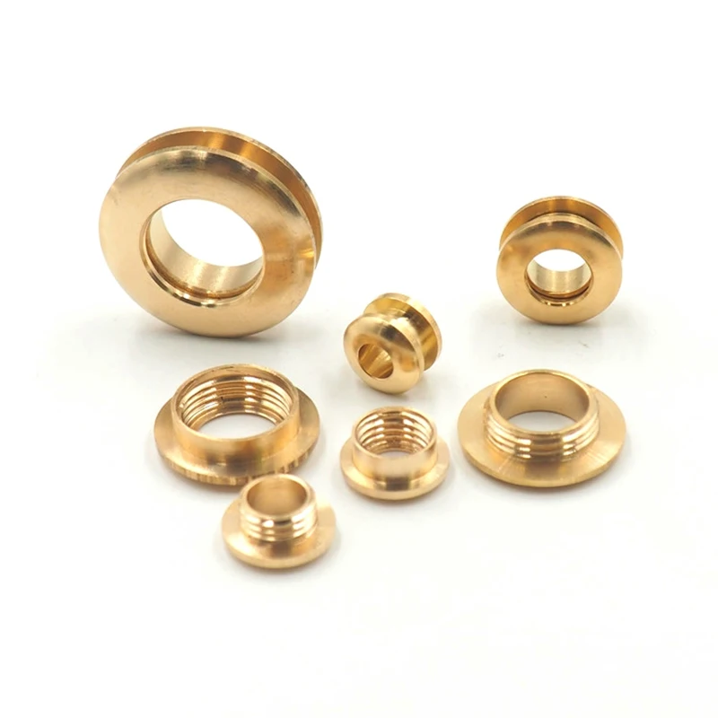 2pcs Solid Brass screw back Eyelets with washer grommets Leather Craft accessory for bag garment shoe clothes jeans decoration