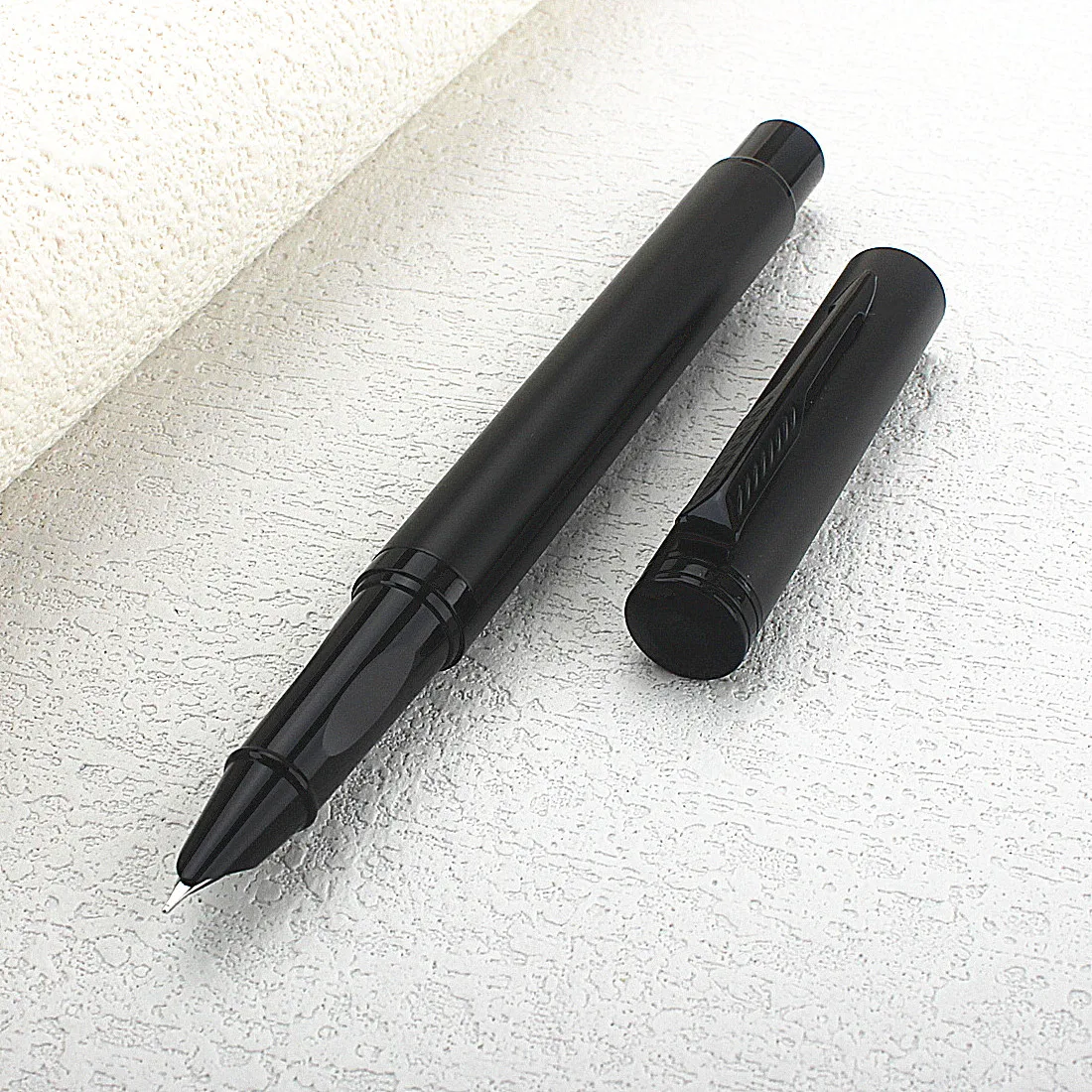 Luxury Metal 3652 Black Color Daily work Notes Office Fountain Pen EF 0.38MM Nib Student School Writing Pen Stationery Supplies