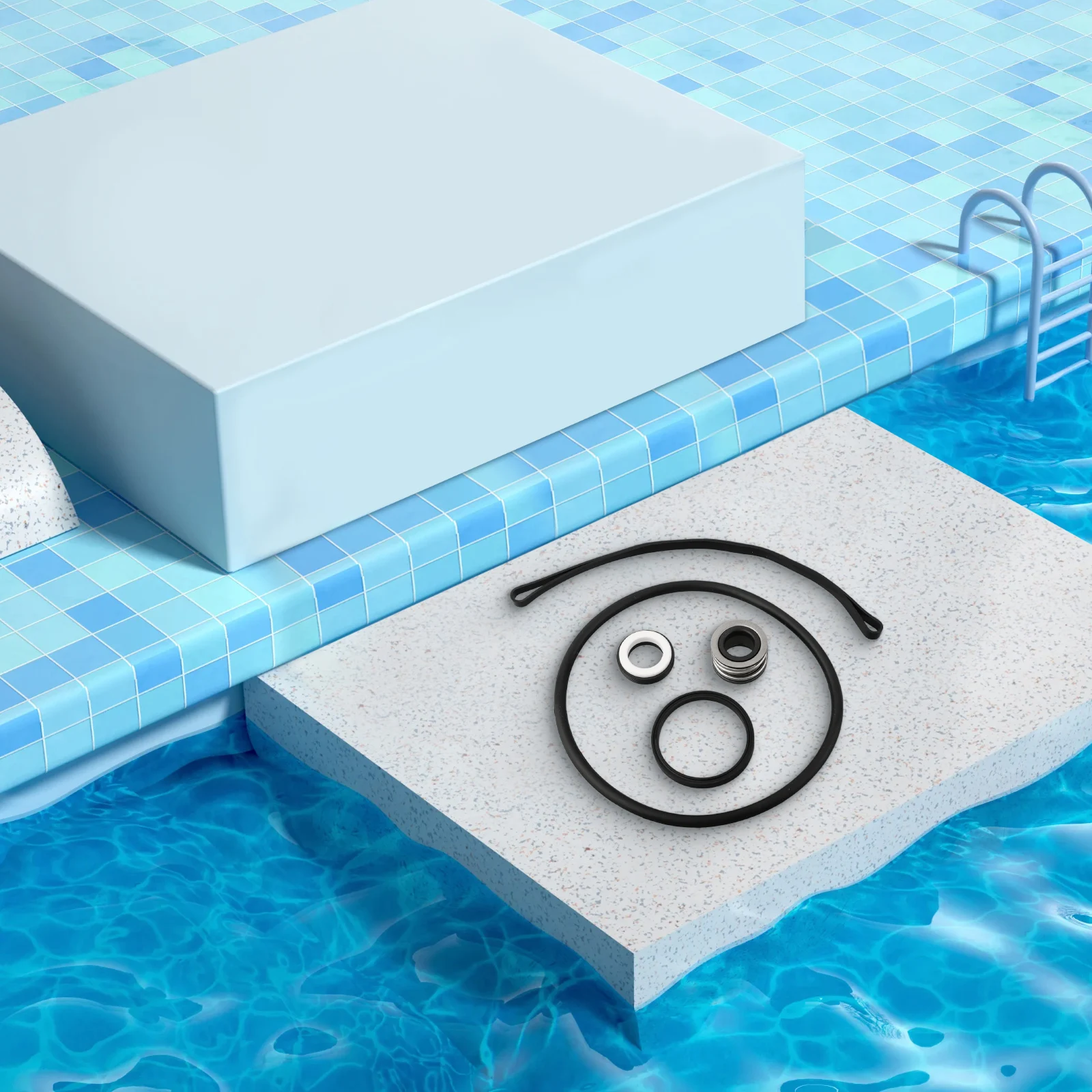 

New O-Ring O-Ring Repair Kit Restore Easy Replacement O-rings And Seals SPX3000T Housing Gasket Smooth Pool Operation Home