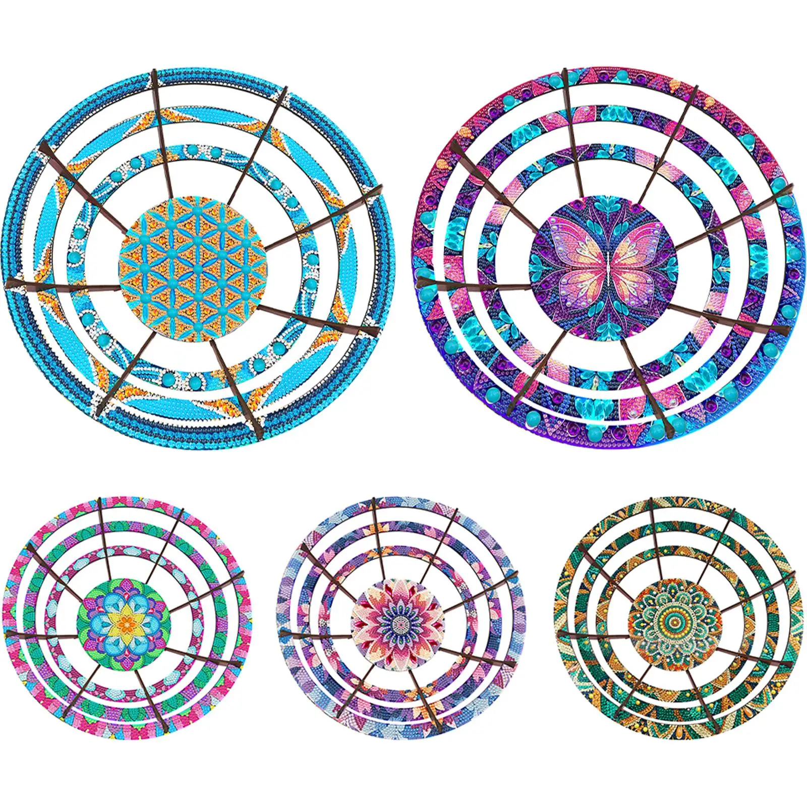 

Diamond Painting Kit Diamond Art Painting Candy Plate Serving Platter Meal Plate for Parties Festivals Family Gatherings