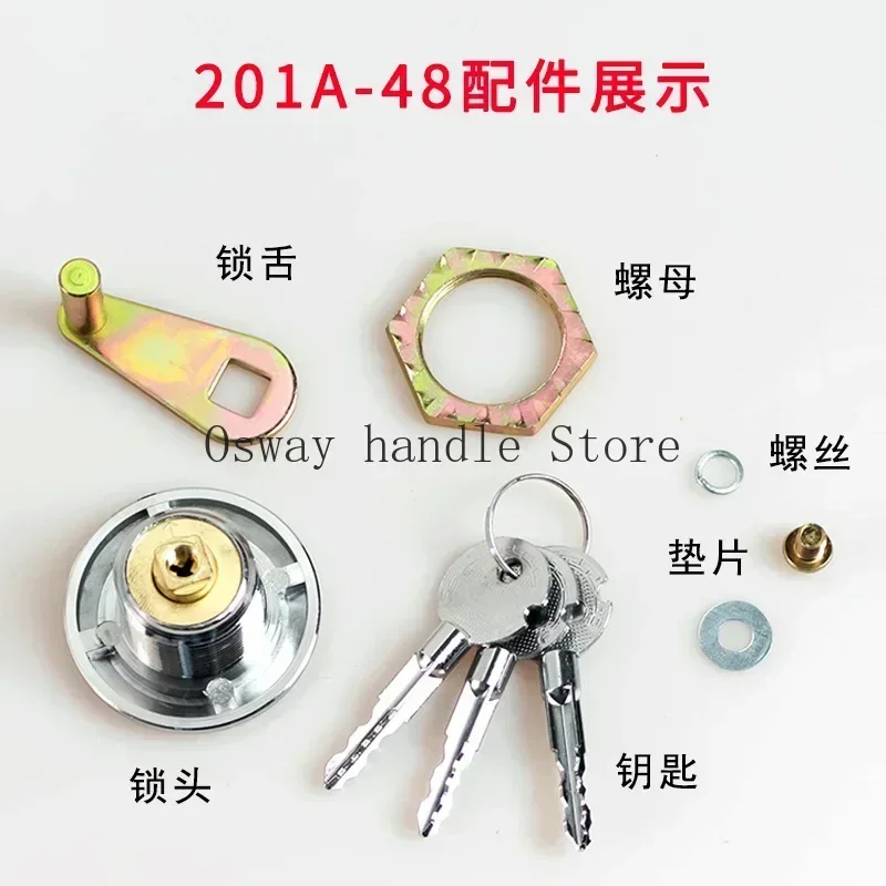 Factory Outlet Safe deposit box cylinder with 5keys Anti - theft lock Super encryption key very safe Class C anti-theft Cam lock