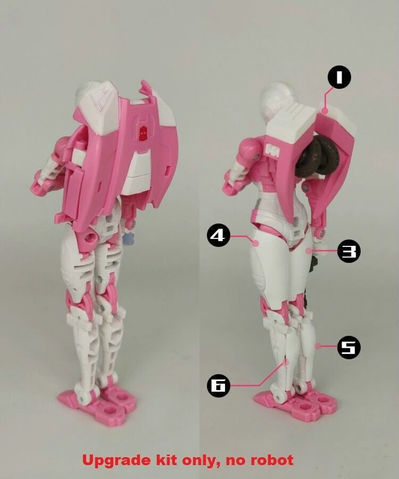 Imagem -05 - Cool 3d Faça Você Mesmo Voltar Pernas Grande Gun Upgrade Kit para Transformação Earthrise Arcee Figura Robô Acessórios Novo so