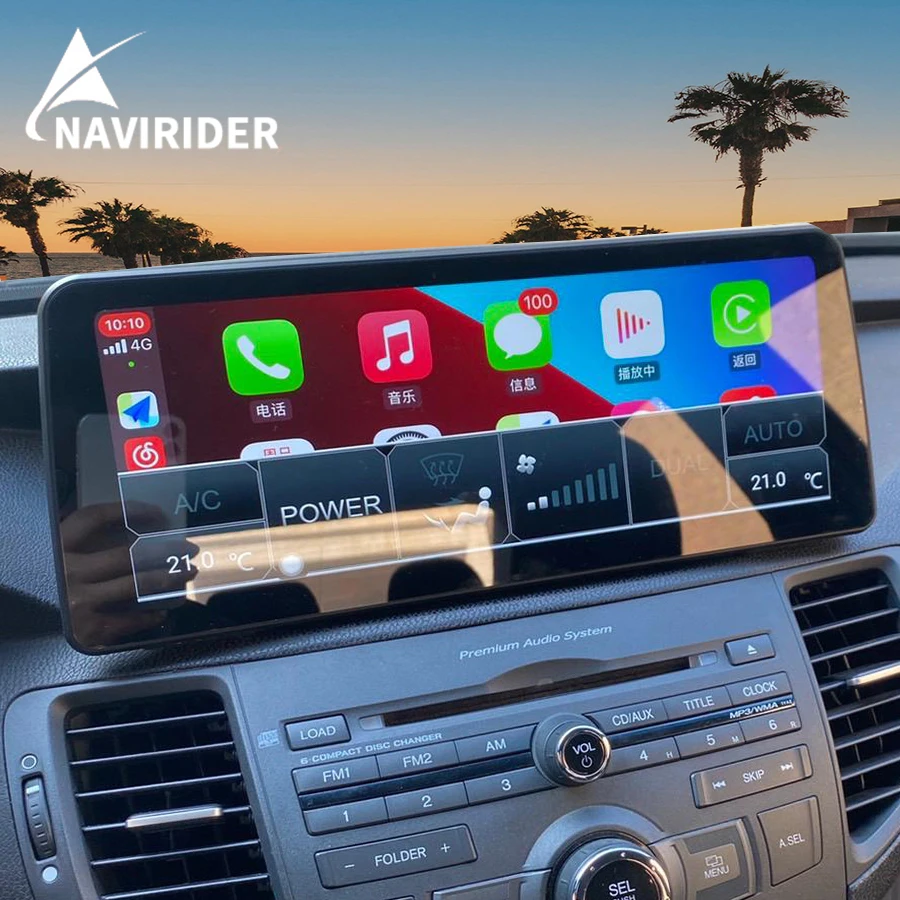 Android 14 Bezprzewodowy CarPlay dla Honda Accord Spirior Radio samochodowe Odtwarzacz multimedialny Automatyczna nawigacja GPS WiFi Muzyka Video Jednostka główna