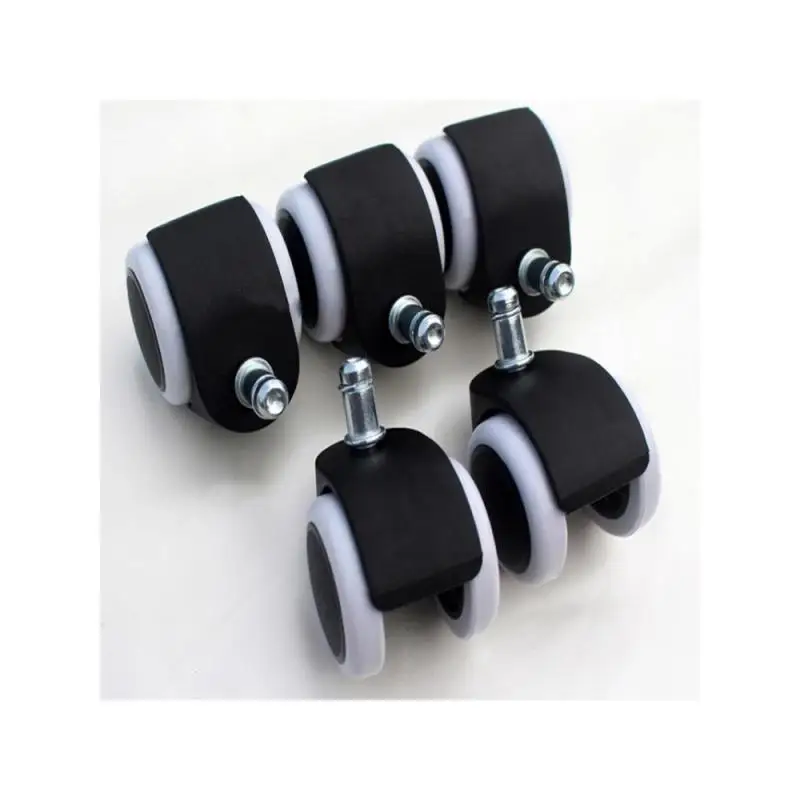 (5 Packs) Universal Swivel Chair Wheel  Office Roller Computer Accessories Pulley Caster