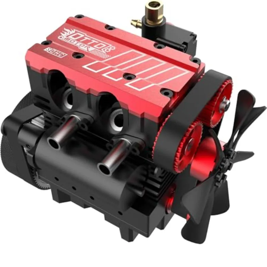 

Модель двигателя Комплект для взрослых L2 Мини-двигатель Комплект для сборки, работает на газовом двухцилиндре 4-тактный нитродвигатель DIY Цельнометаллический автомобиль En