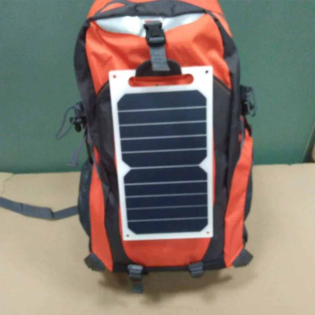 10W Solar Panel USB Charged Waterproof Portable Outdoor Hiking Camping Charging  Monocrystalline 260*140*3mm Waterproofs USB 5V