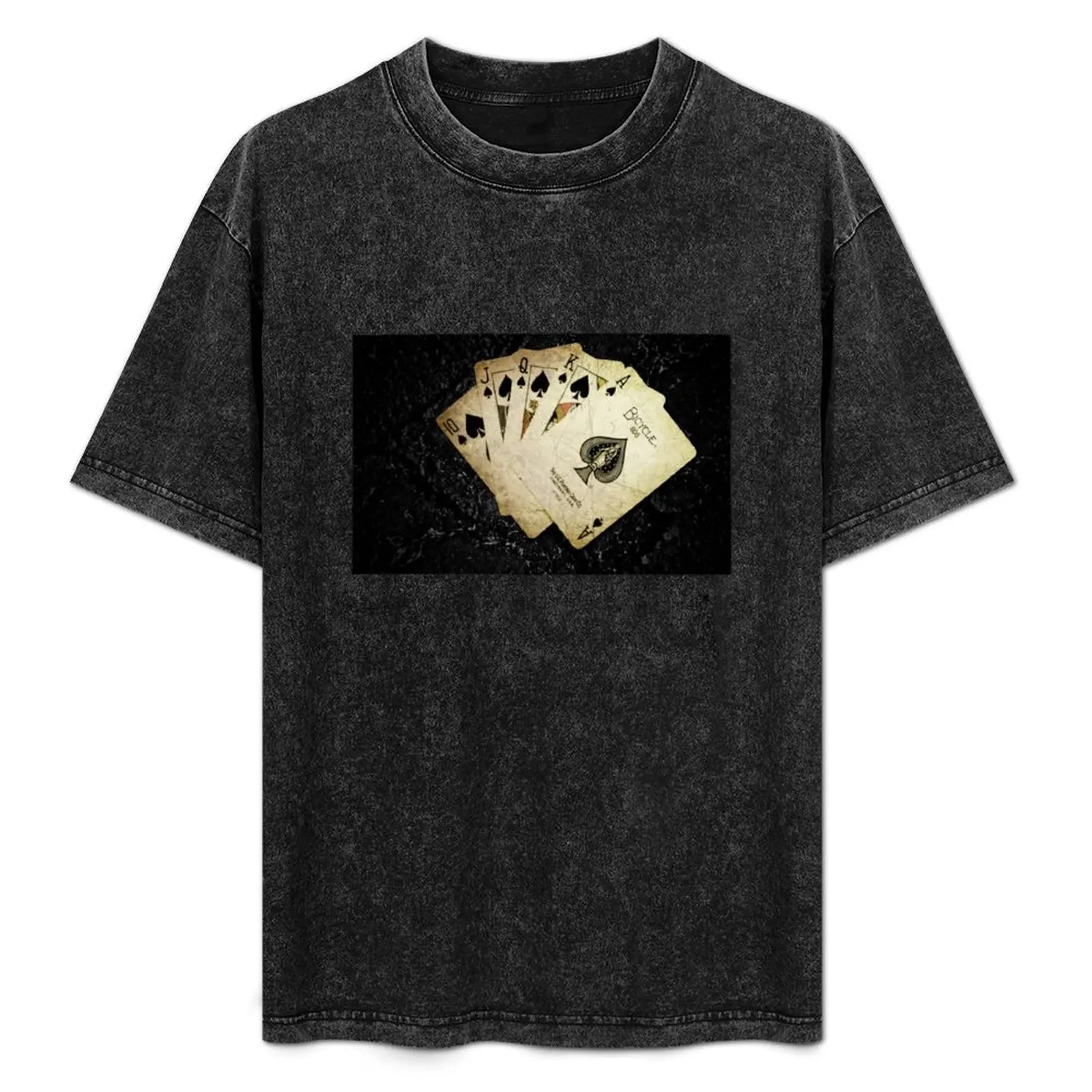ロイヤル-フラッシュ-ポーカー-wsop-tシャツ-ソフトストレッチ半袖トップ