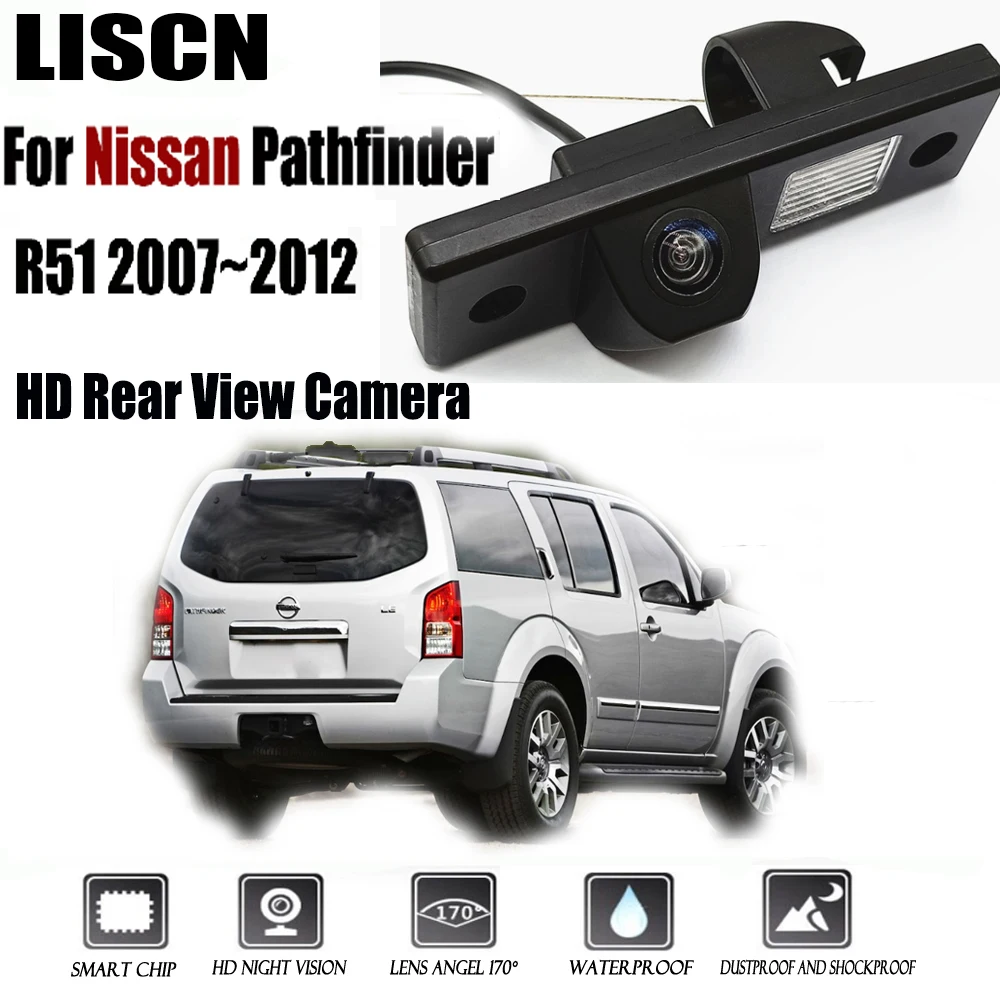 Car rear Camera For Nissan Pathfinder R51 2007~2012/Night Vision/License Plate camera/CCD/Reverse Camera backup camera