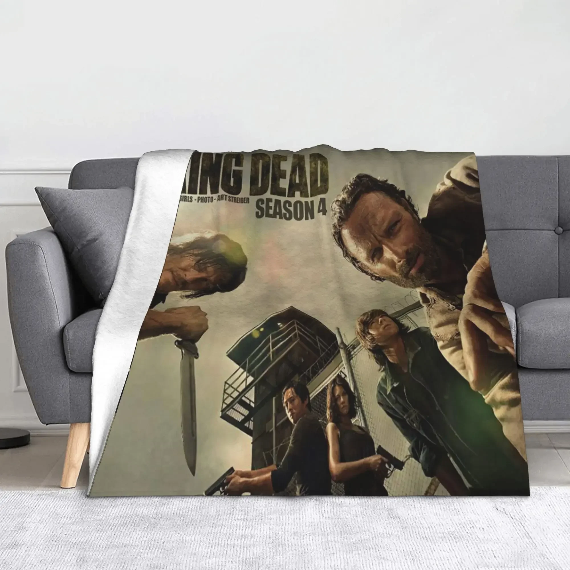 

Флисовое одеяло Danai Gurira Michonne из сериала «Ходячие мертвецы», супермягкое, для кровати, дивана или автомобиля