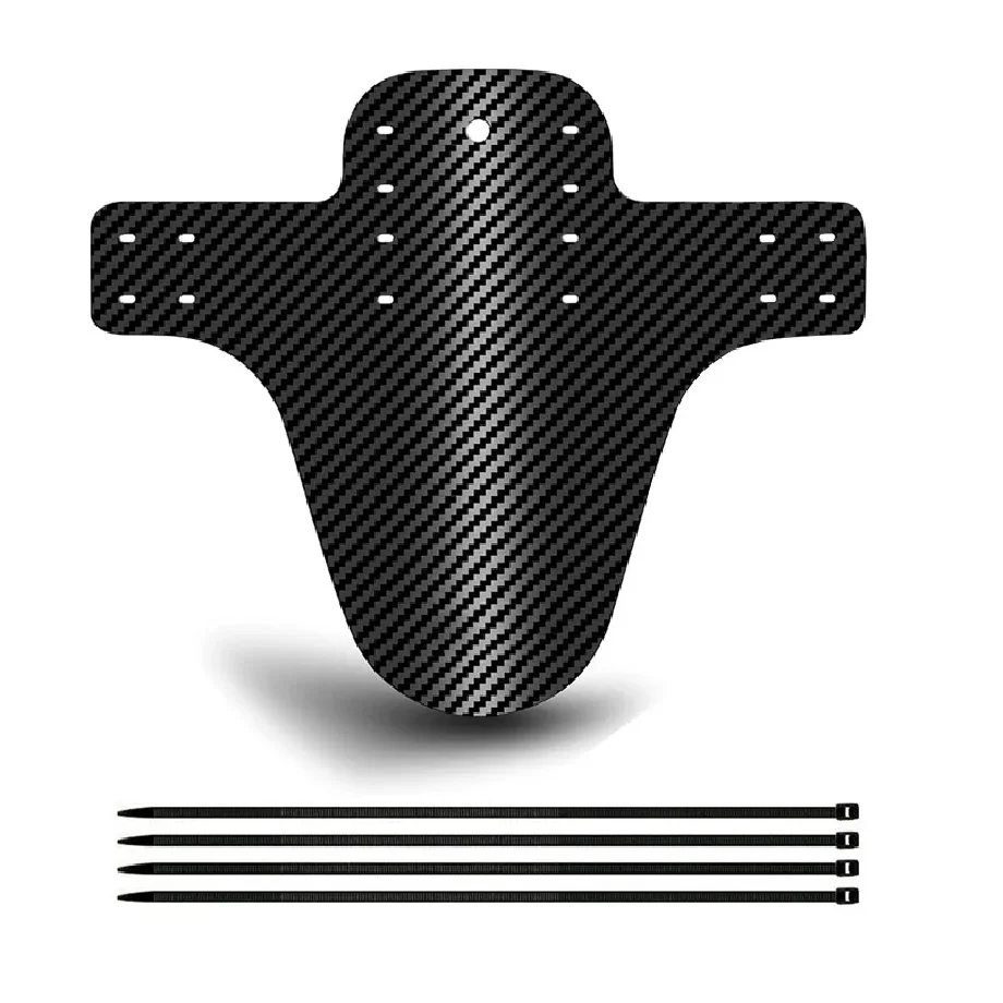 

1~10pcs Bicycle Fender Mountain Carbon Pattern Bike Mud Guard For Front Rear Wheel Mudguard Ultralight Cycling MTB Fender
