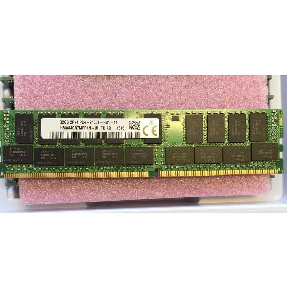 1PCS RAM 32G 32GB 2RX4 PC4-2400T DDR4 2400T RECC For SK Hynix Server Memory High Quality